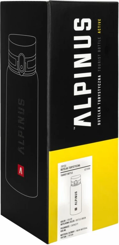 Shishe uji Alpinus Trysil 650 ml e gjelbër për aktivitete