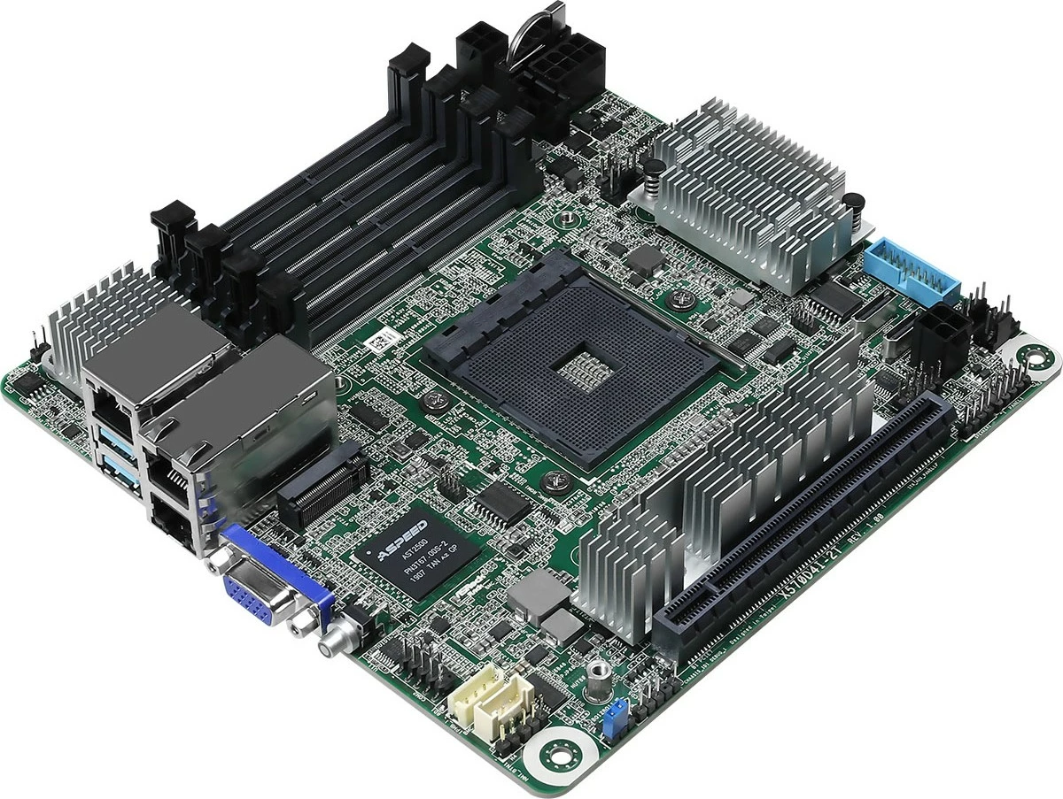 Pllakë amë ASRock X570D4I-2T, mini ITX, Socket AM4, 4x SO-DIMM, 2x 10G LAN