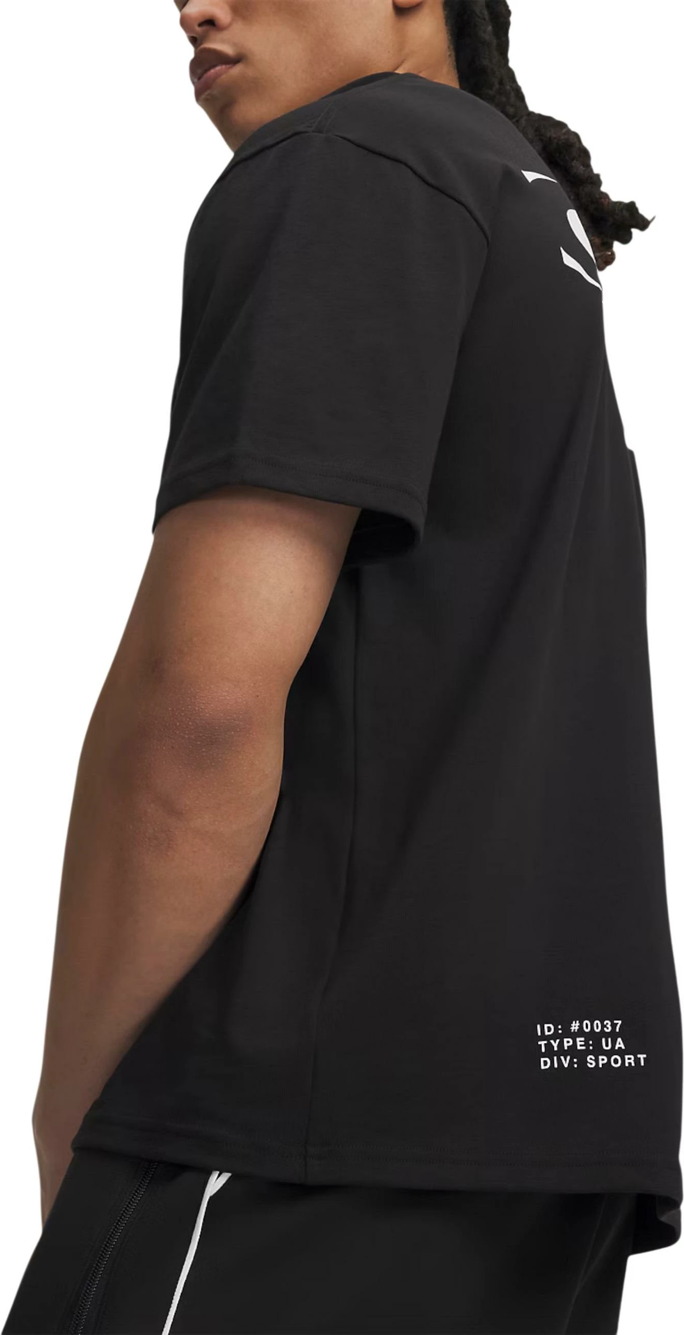 Maicë për meshkuj Under Armour HWT Echo Logo OS SS, e zezë [Madhësia: XS]