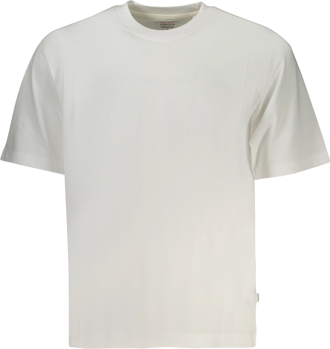 Maicë për meshkuj GUESS JEANS, e bardhë