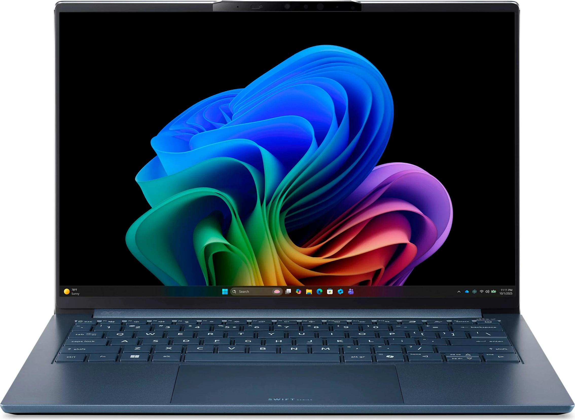 Laptop Acer Swift Go 14 SFG14-I71-983G, Core Ultra 9 386H, 16GB RAM Memorje, 512GB SSD, OLED, Windows 11 Home, blu