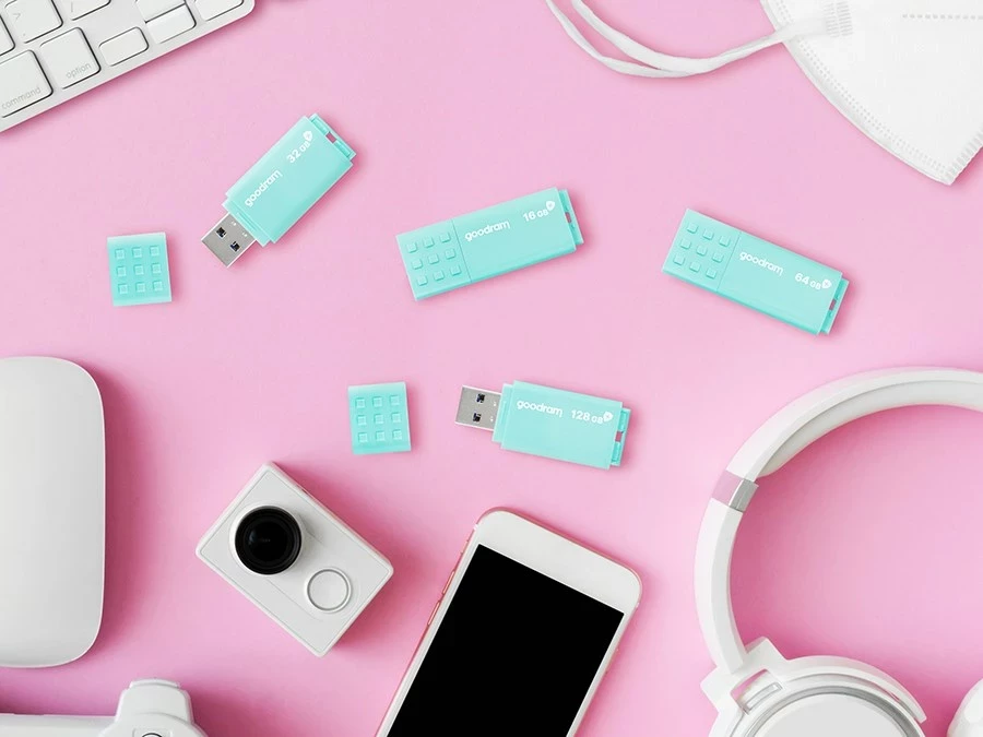 USB flash drive Goodram UME3, 64 GB, USB 3.2, Turkeze