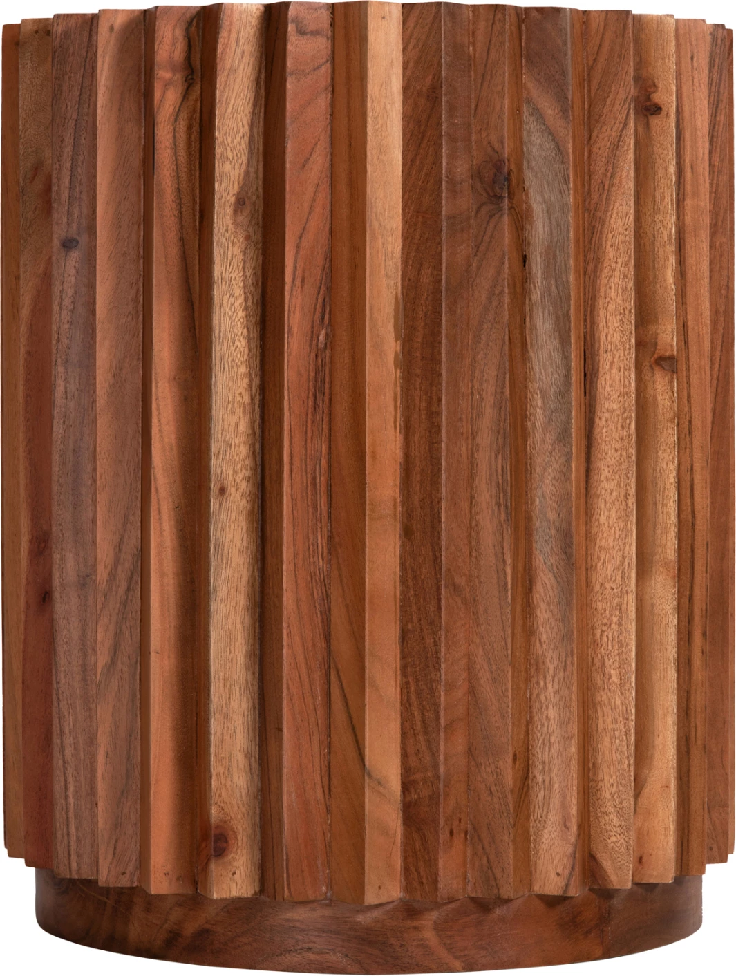 Tavolinë anësore e rrumbullakët, ngjyrë natyrale, FH9696, Φ40x50H cm