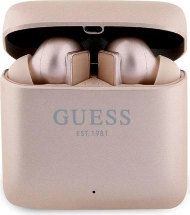 Kufje TWS Bluetooth Guess GUTWSSU20ALEGP me dock, Rose Gold