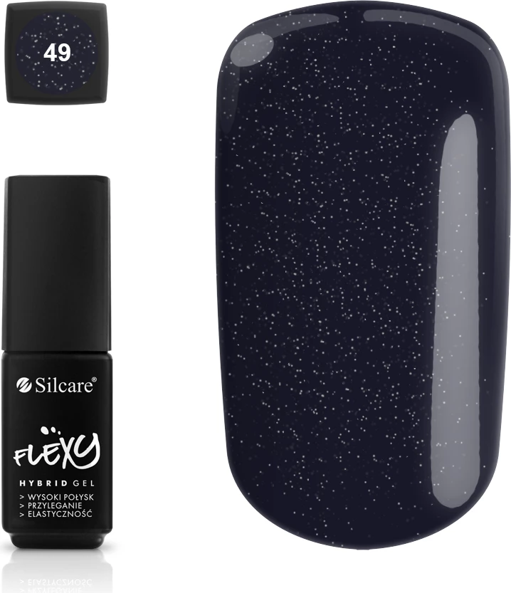 Llak për thonj Silcare Flexy Hybrid Gel 49, 4.5g