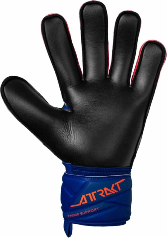 Doreza portieri Reusch Attrakt Infinity Finger Support, të zeza [Madhësia: 9]