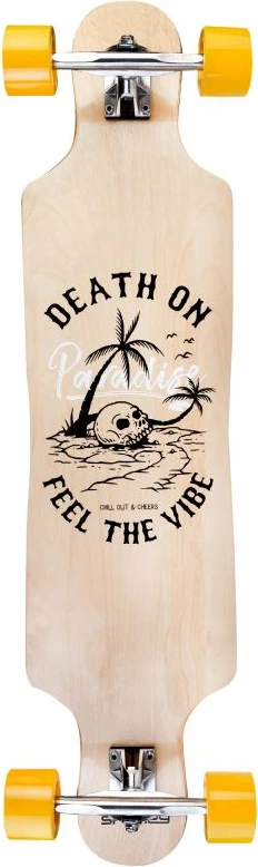 Longboard Spokey për meshkuj dhe femra, kafe