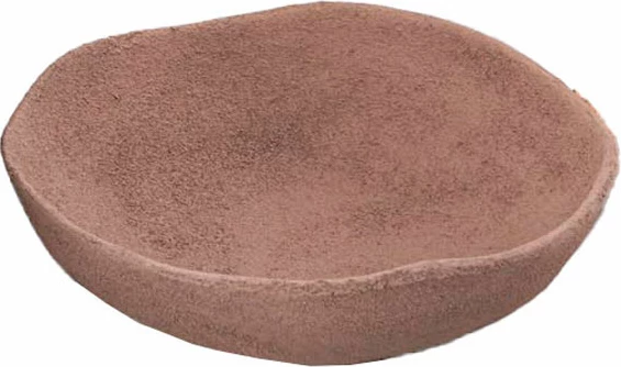 Enë dekorative ART BOWL, alumin, ngjyrë terrakote, 24x24x8cm