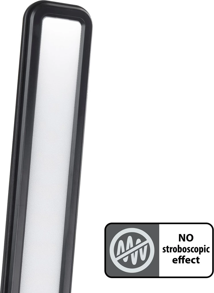 Lampë tavoline Maclean MCE614 B, LED, e errësueshme, e palosshme, 9W, e zezë