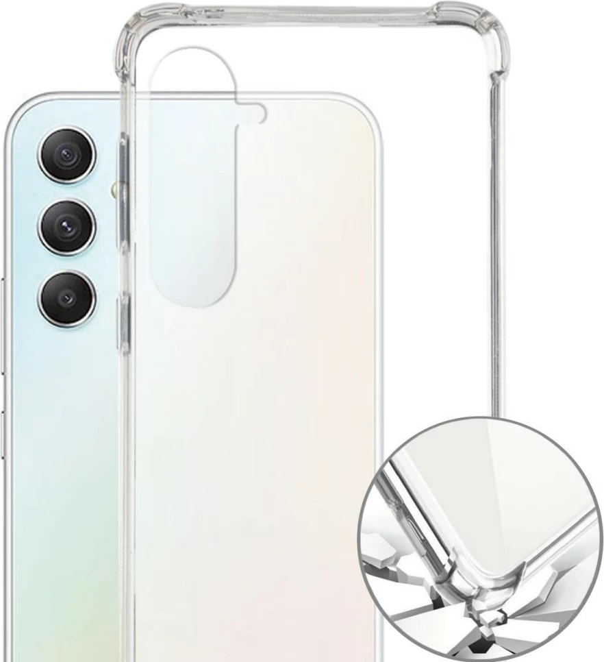 Mbështjellës 4smarts 541030, Samsung Galaxy A35, 16.8 cm (6.6"), Transparent