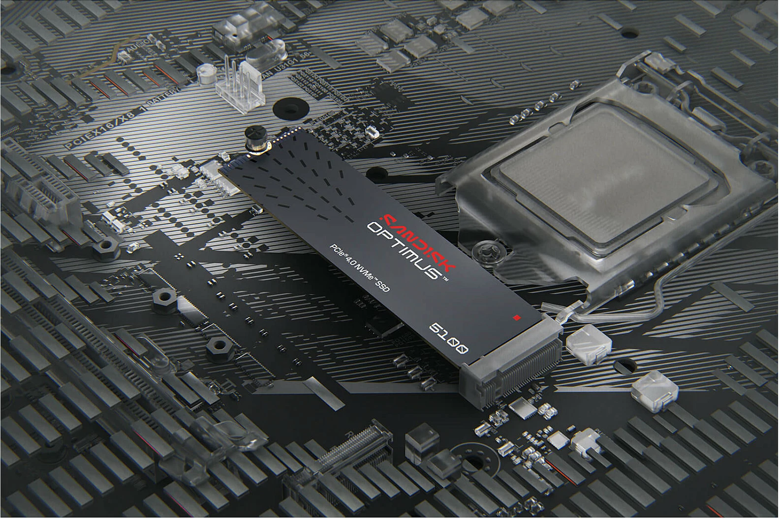 SSD M.2 Sandisk OPTIMUS 5100, 2TB NVMe PCIe 4.0