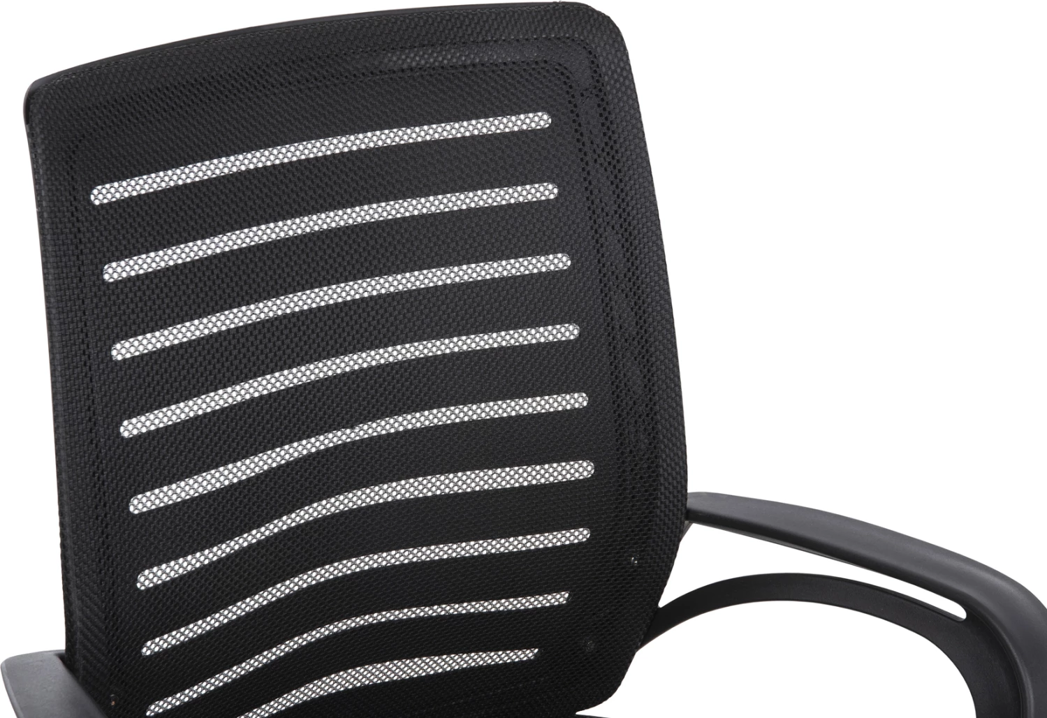 Karrige zyre TRAIL FH1192, rrjetë e zezë, këmbë metalike kromi, 64x55x98,5 cm.