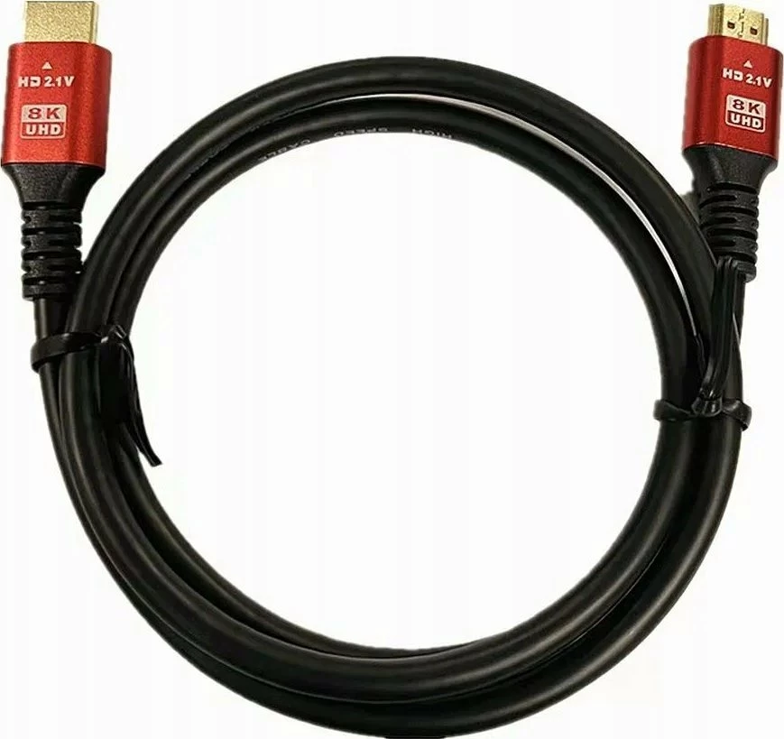 Kabllo HDMI Baseus HDMI 2.1, 1 m, 8K/60Hz, 4K/120Hz, 48Gbps, eARC/HDR/VRR, e zezë