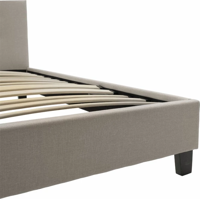 Krevat dopio Mago, stof fildishi, 150x200cm