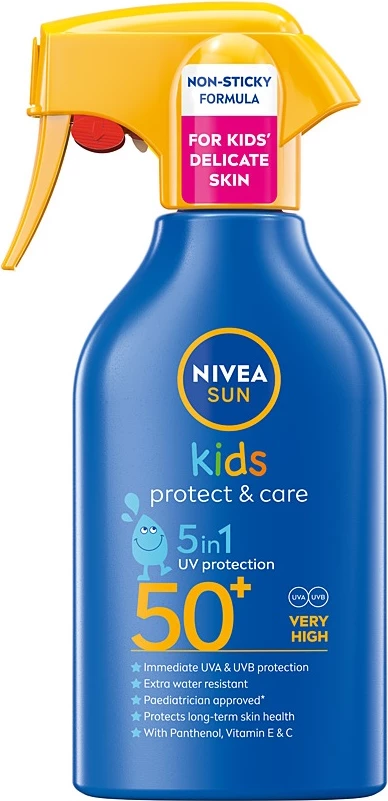Spray për diell për fëmijë Nivea Sun Kids Protect & Care SPF50+, 250ml