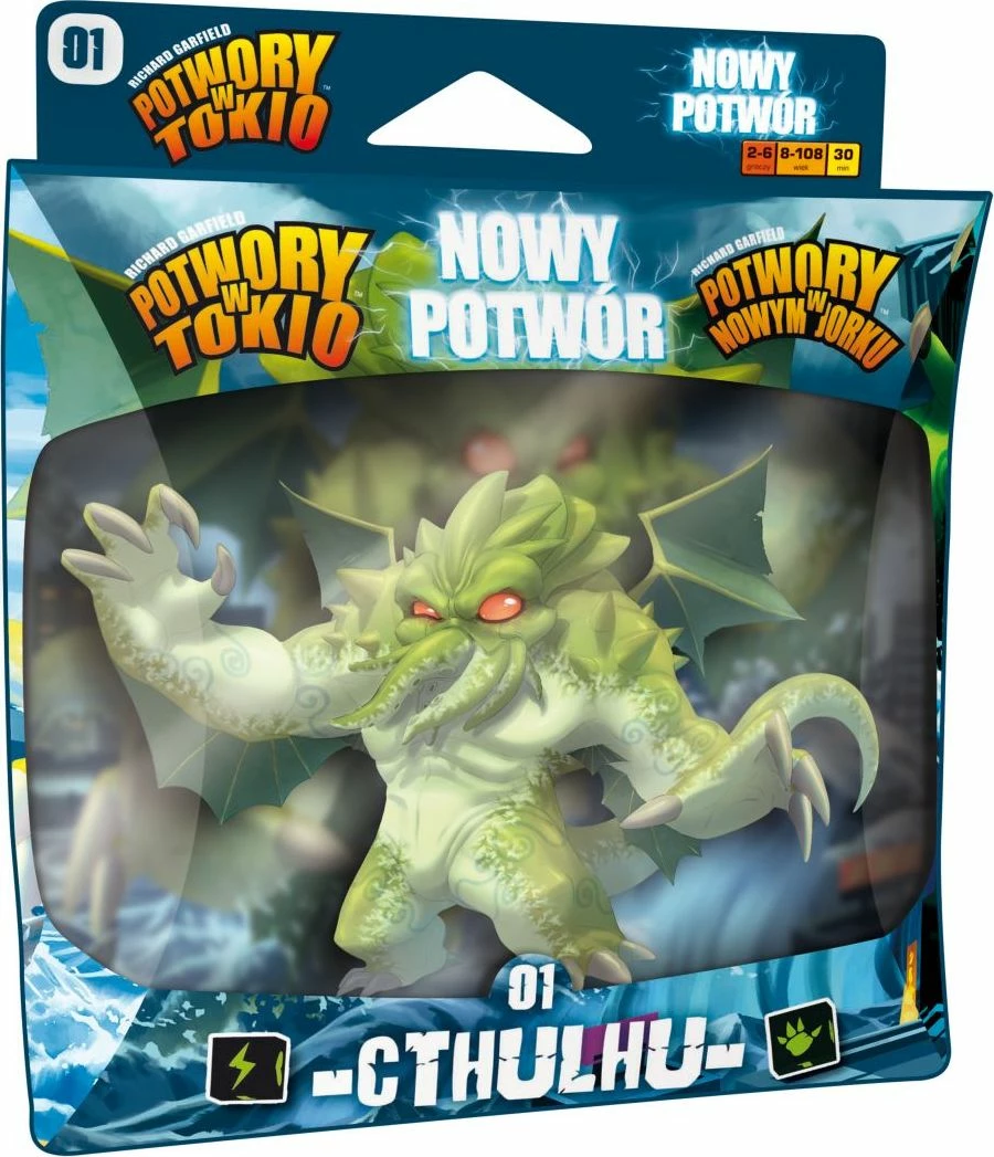 Shtesë lojë tavoline Portal Games Monsters in Tokyo/New York Power Up! Cthulhu, 2-6 lojtarë, 8+, 40 min, Polonisht