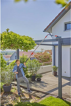 Dorezë fleksibile pastrimi Gardena Cleansystem Handle Flex 536 mm, gri/portokalli