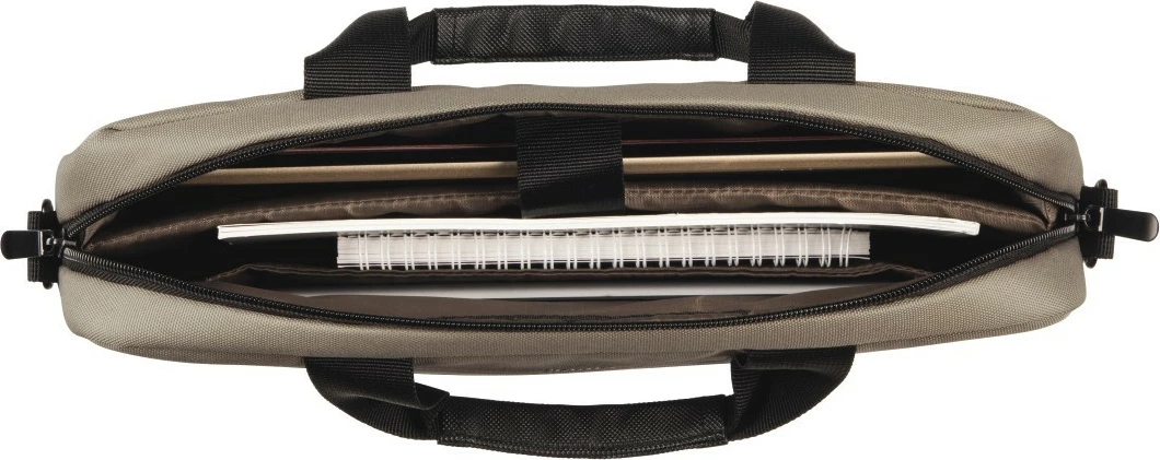 Çantë laptopi, Hama Terra 217234, 13.3", rPET, rrip shpatullash, bezhë