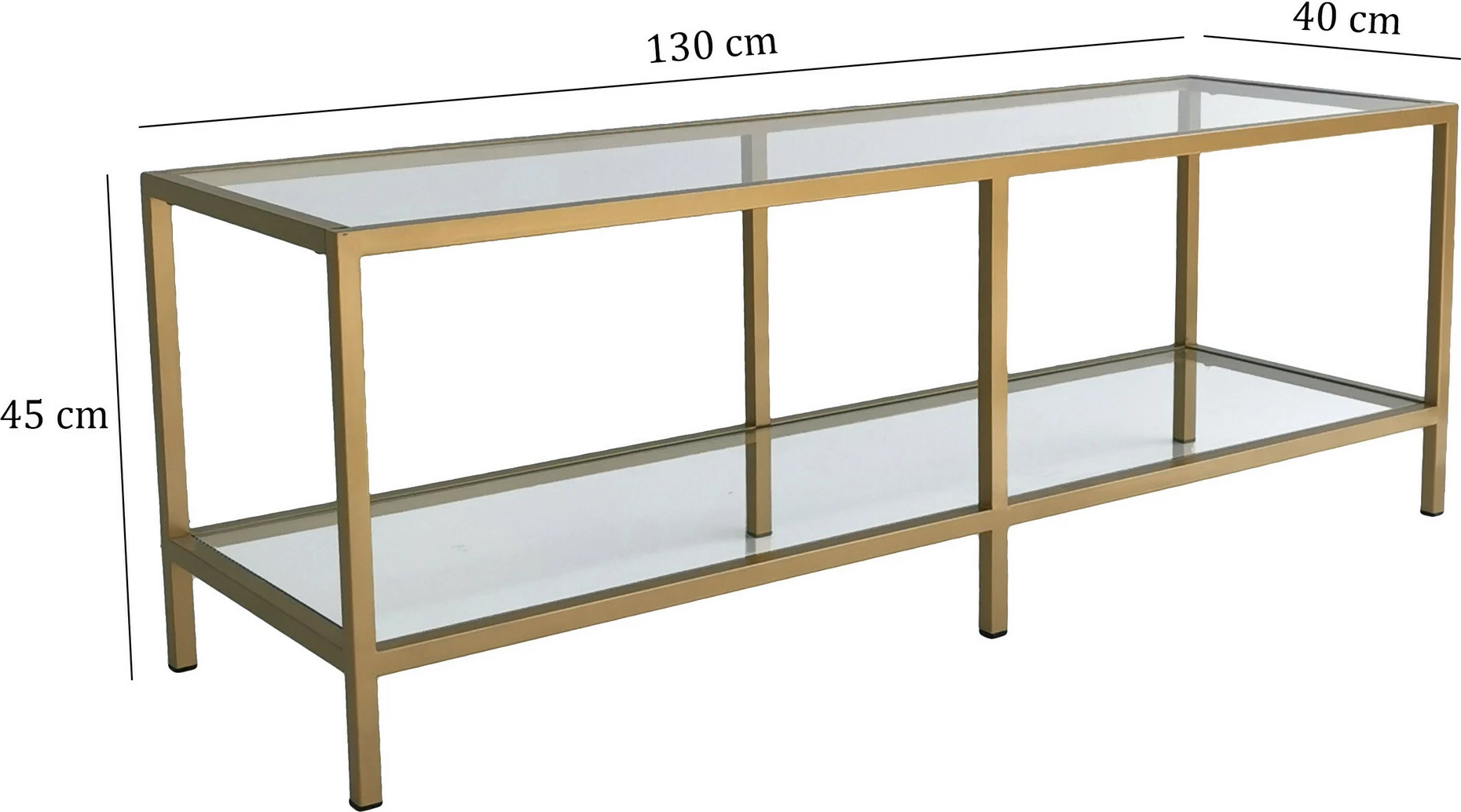 Komodë për TV, Hanah Home, Basic Gold, TV501
