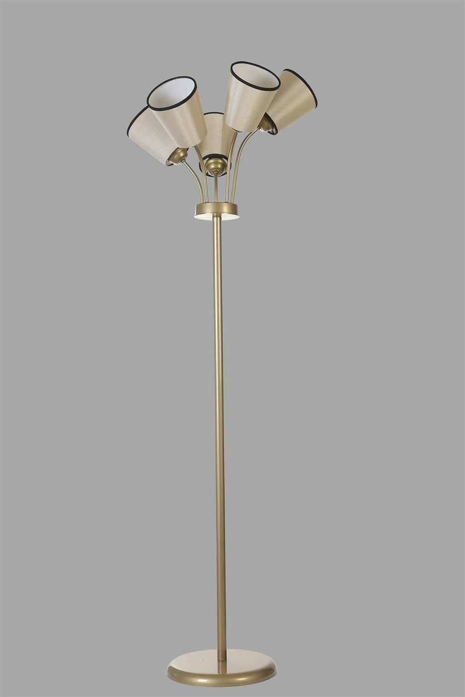 Llambë dyshemeje Opviq, krem dhe ari, 8815-4, 165cm