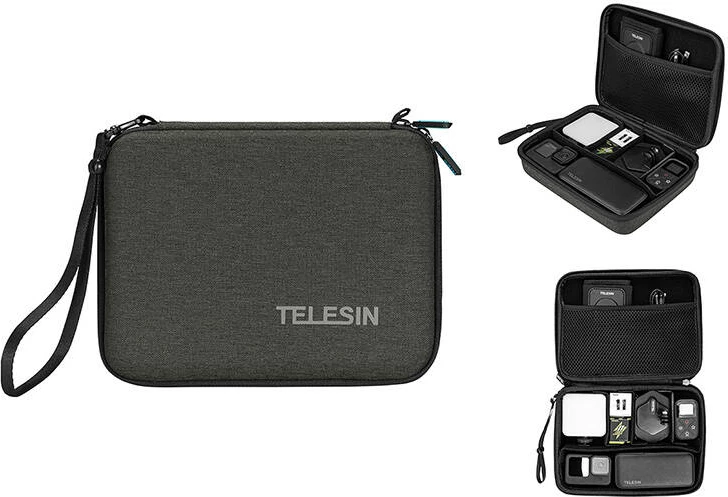 Mbështjellës Telesin GP-PRC-213-B për kamera sportive, ngjyrë e zezë