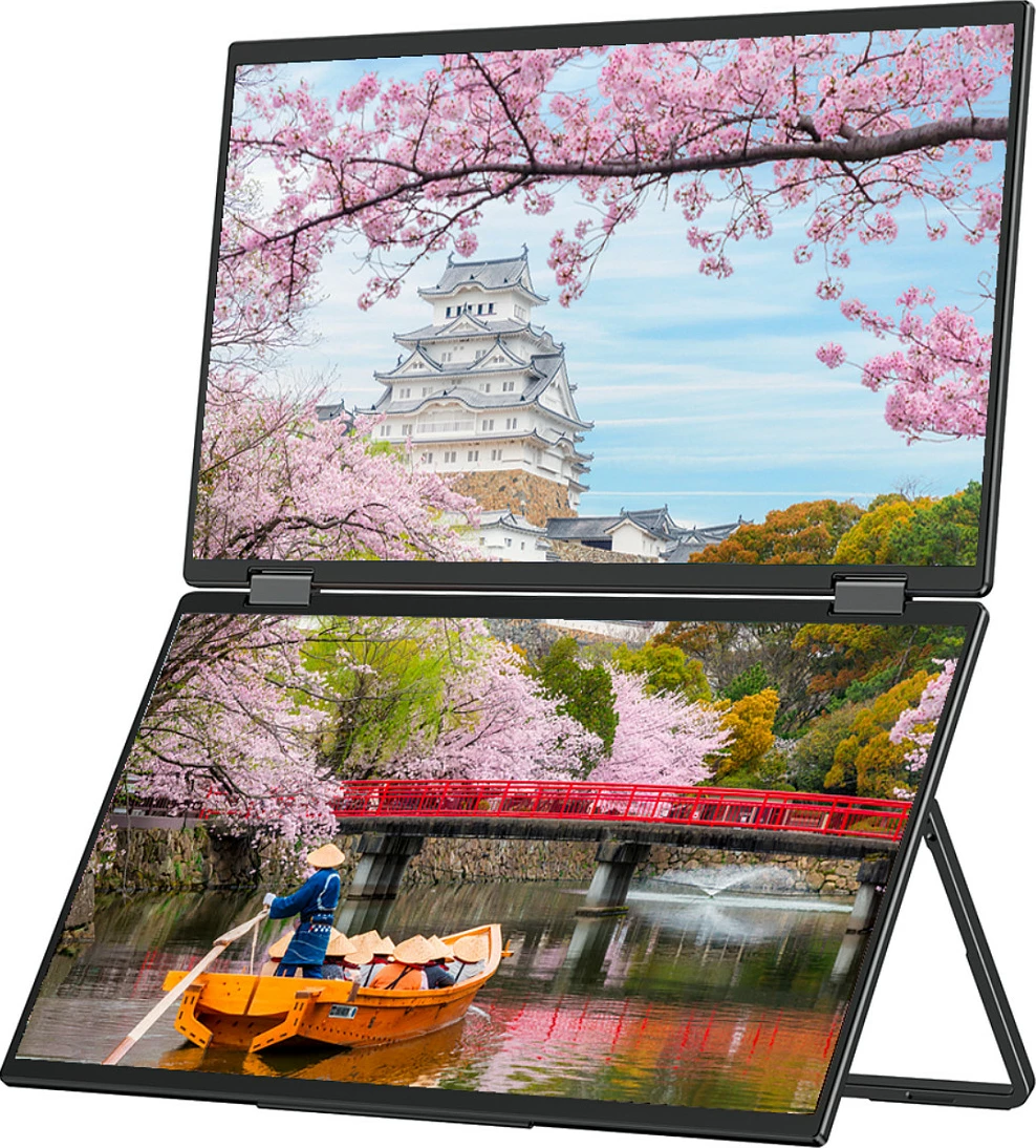 Monitor portativ dual JAPANNEXT JN-DMD-IPS156F, 15.6" Full HD IPS, 60Hz, i zi