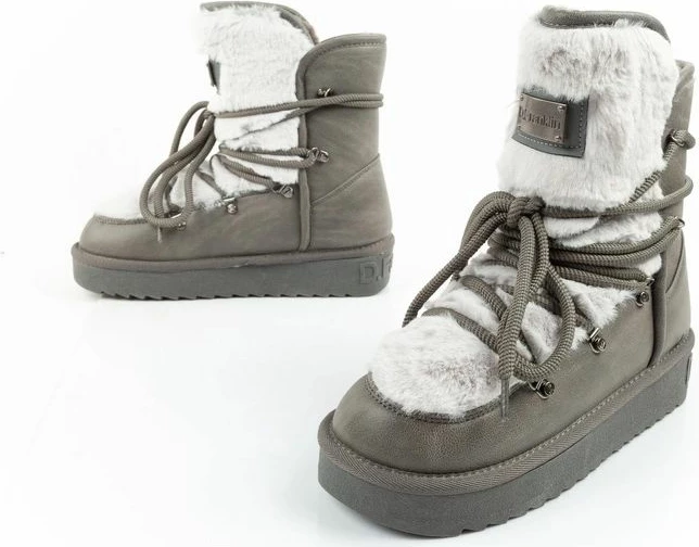 Çizme dimri për femra D.Franklin, gri