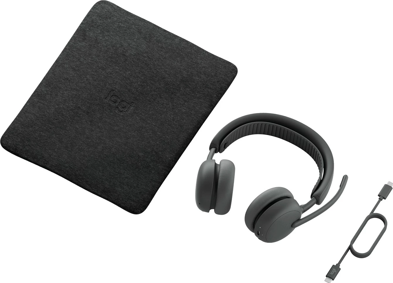 Kufje Logitech Zone Wireless 2 ES Business, Bluetooth 5.3, ANC, me mikrofon, të zeza