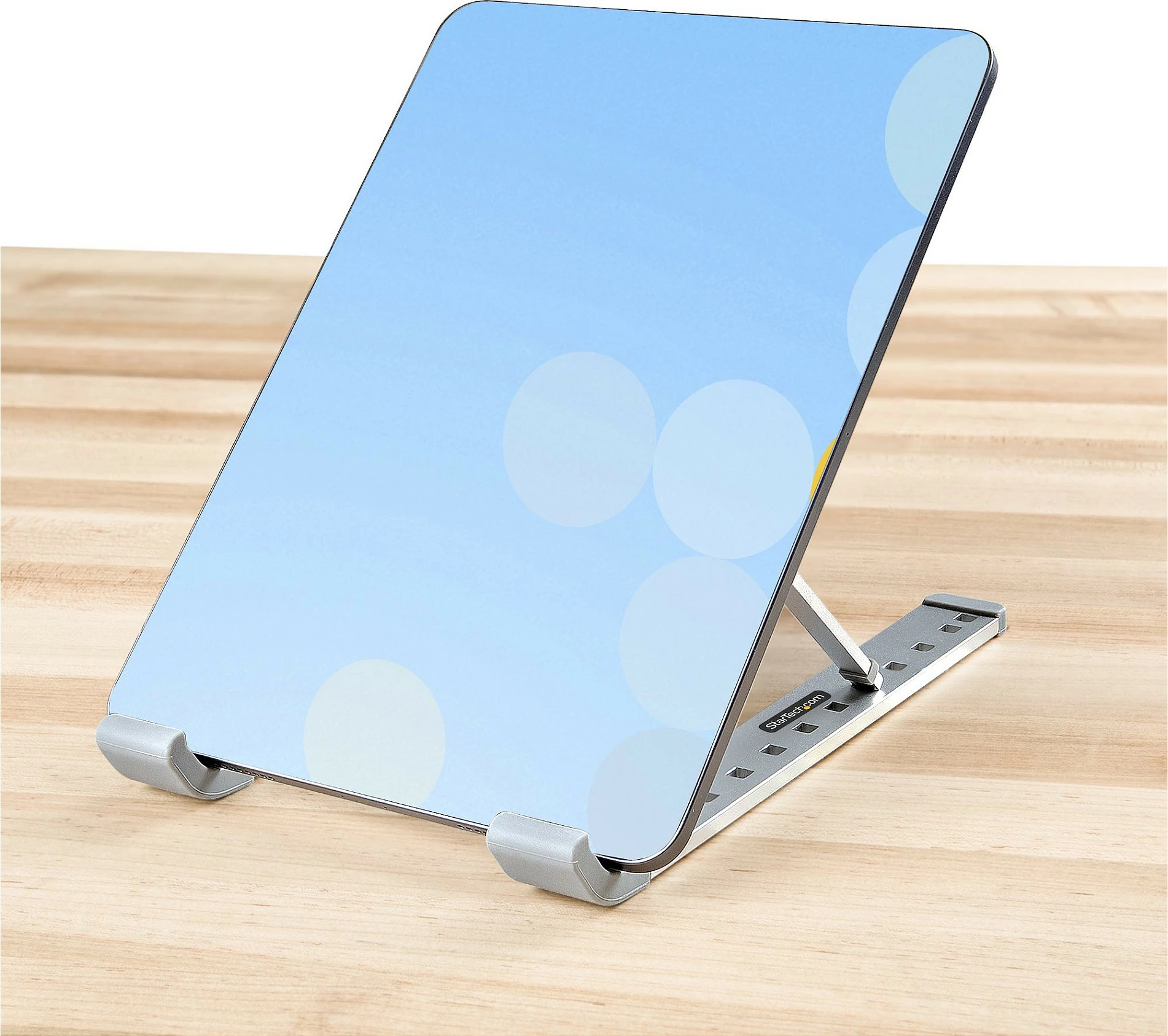 Mbajtëse laptopi StarTech Foldable Laptop Riser Stand, alumin, rregullim këndi 15-84°, deri 10 kg, Silver
