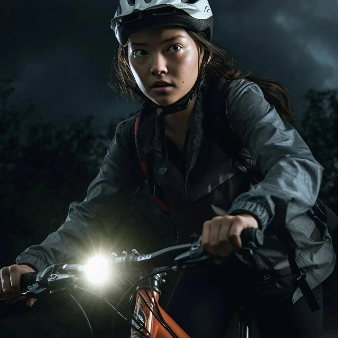 Dritë për biçikletë Rockbros RHL1500, LED, 5000 mAh, Alumini, IPX6