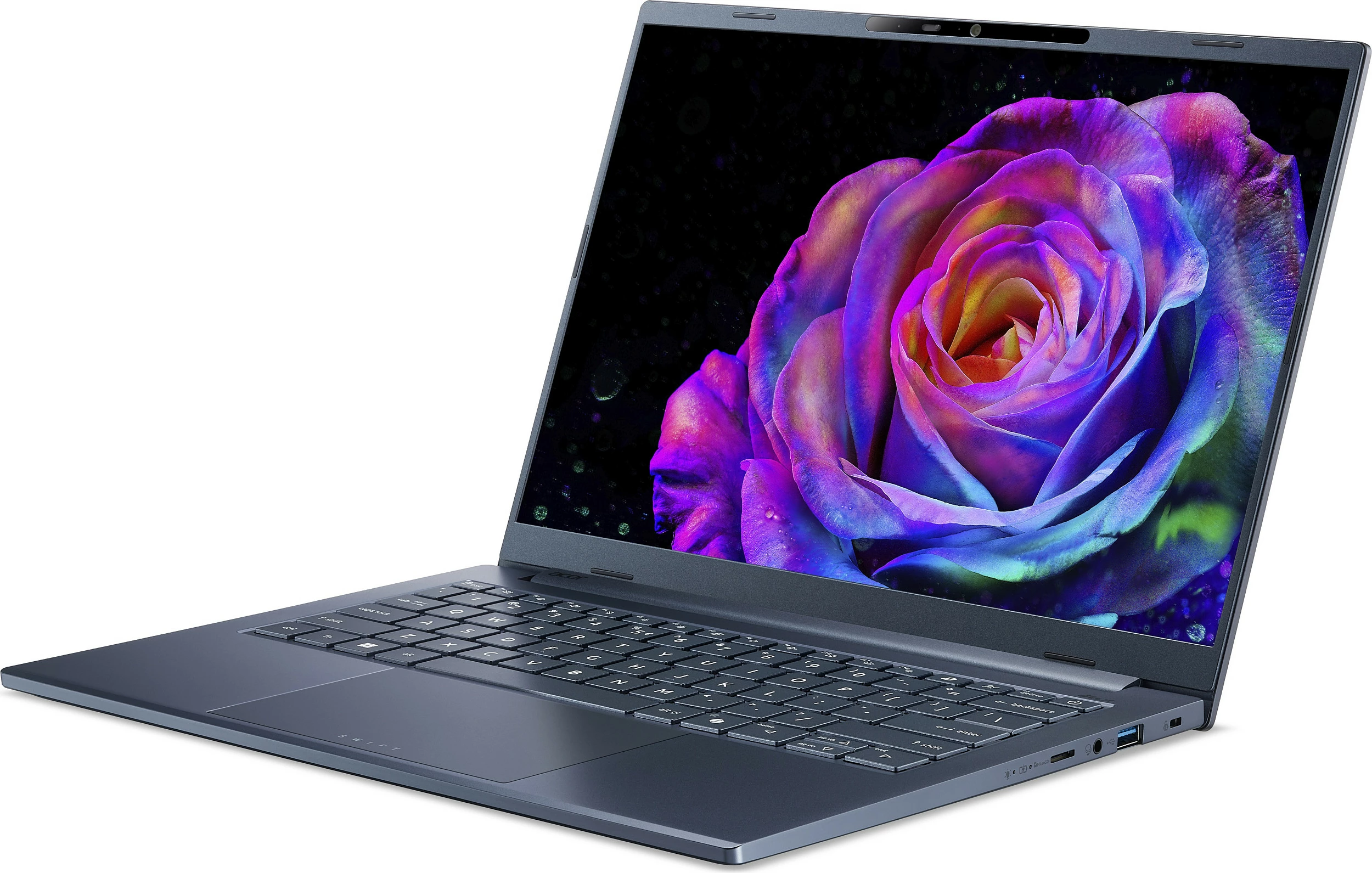 Laptop Acer Swift Go 14 AI SFG14-75-73GE, Core Ultra 7, 32GB RAM Memorje, 1TB NVMe SSD, 14" 1920x1200, Windows 11 Home, gri