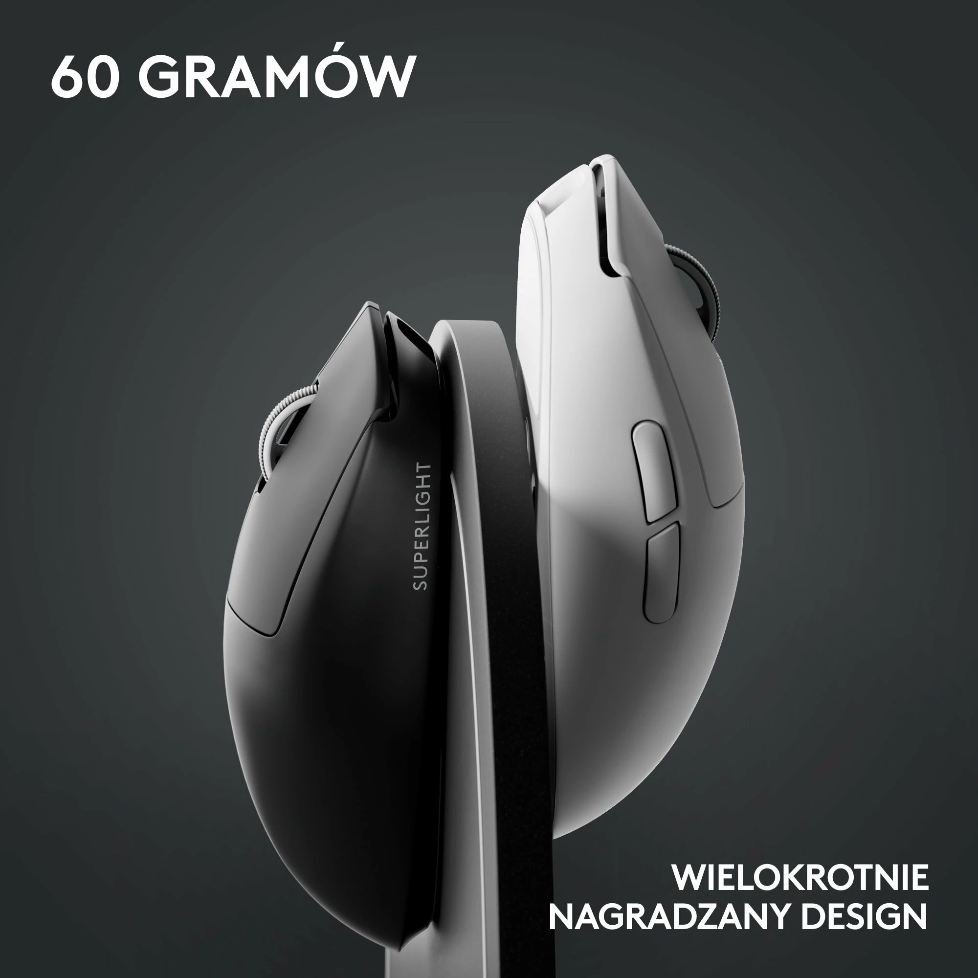 Maus Logitech G PRO X SuperLight 2 910-006630, Wireless LIGHTSPEED, HERO 2, 32000 DPI, 60 g, i zi 8