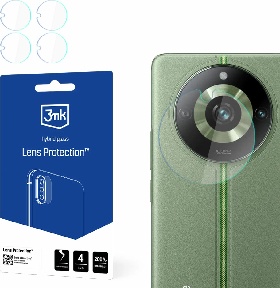 Mbrojtës lentash 3mk Protection Lens Protection për Realme 11 Pro/11 Pro+, Transparent, 4 copë