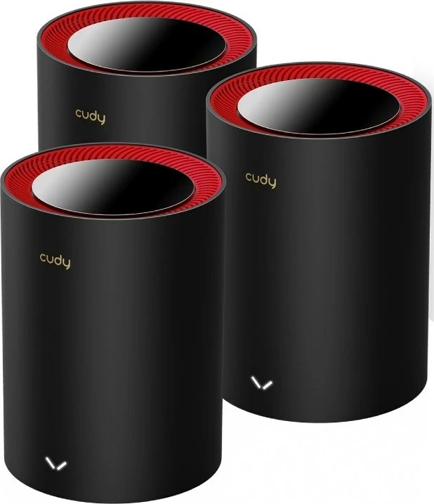 Mesh sistem Cudy M3000, 3 copë, Wi-Fi 6, Dual-band, Zi