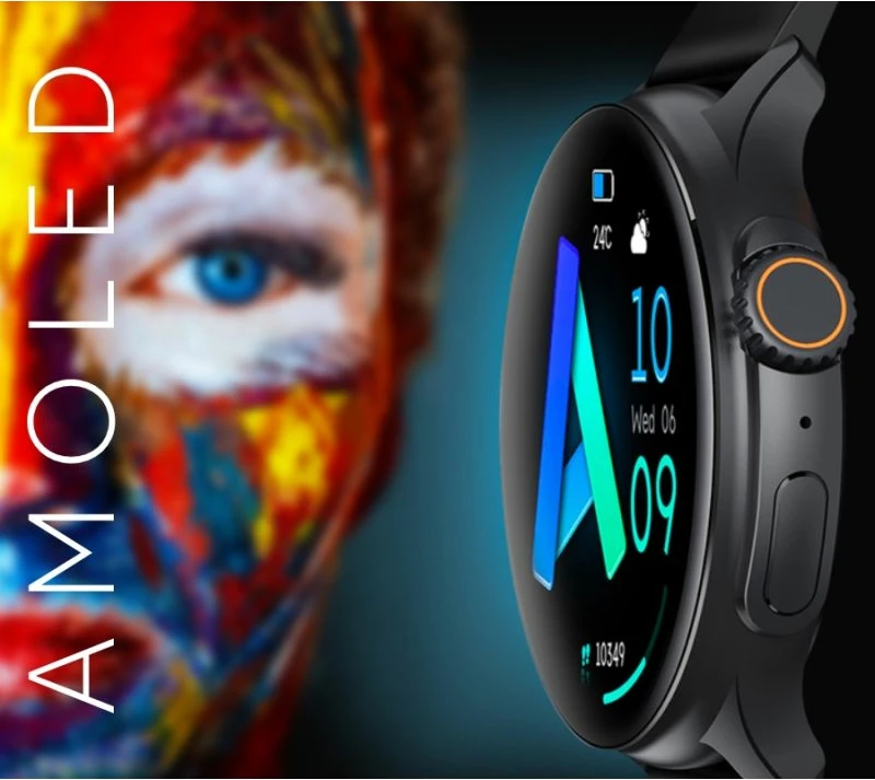 Smartwatch për meshkuj RUBICON, portokalli