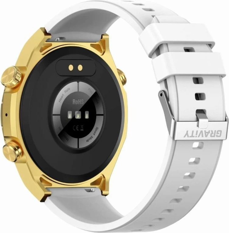 Smartwatch Gravity për femra, e bardhë