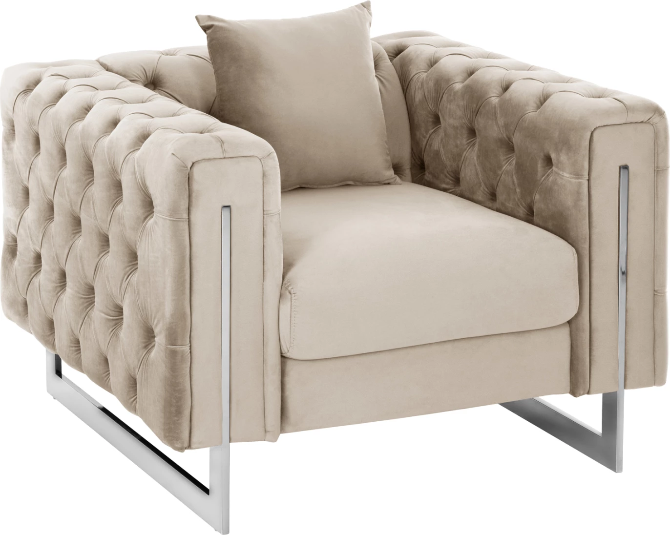 Fotelje Chesterfield krem, FH3261.02, 99x86.5x77H cm