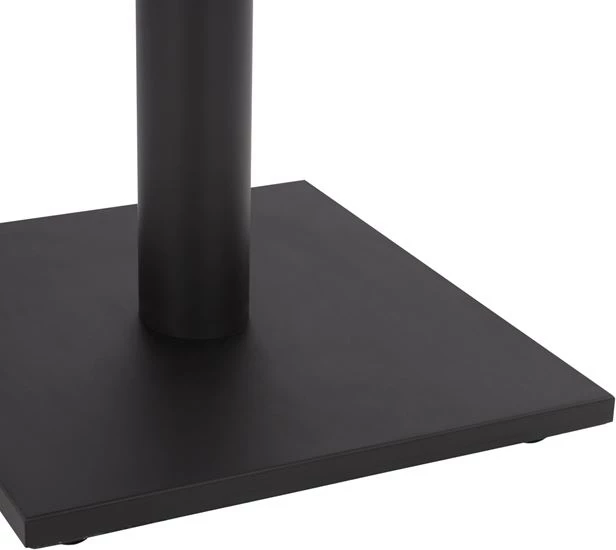Bazë metalike, ngjyrë e zezë mat, 40x40x72 me rregullues FH421.11