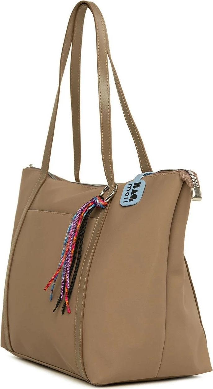 Çantë tote Zoozie Bags, ngjyrë mink, M000008175