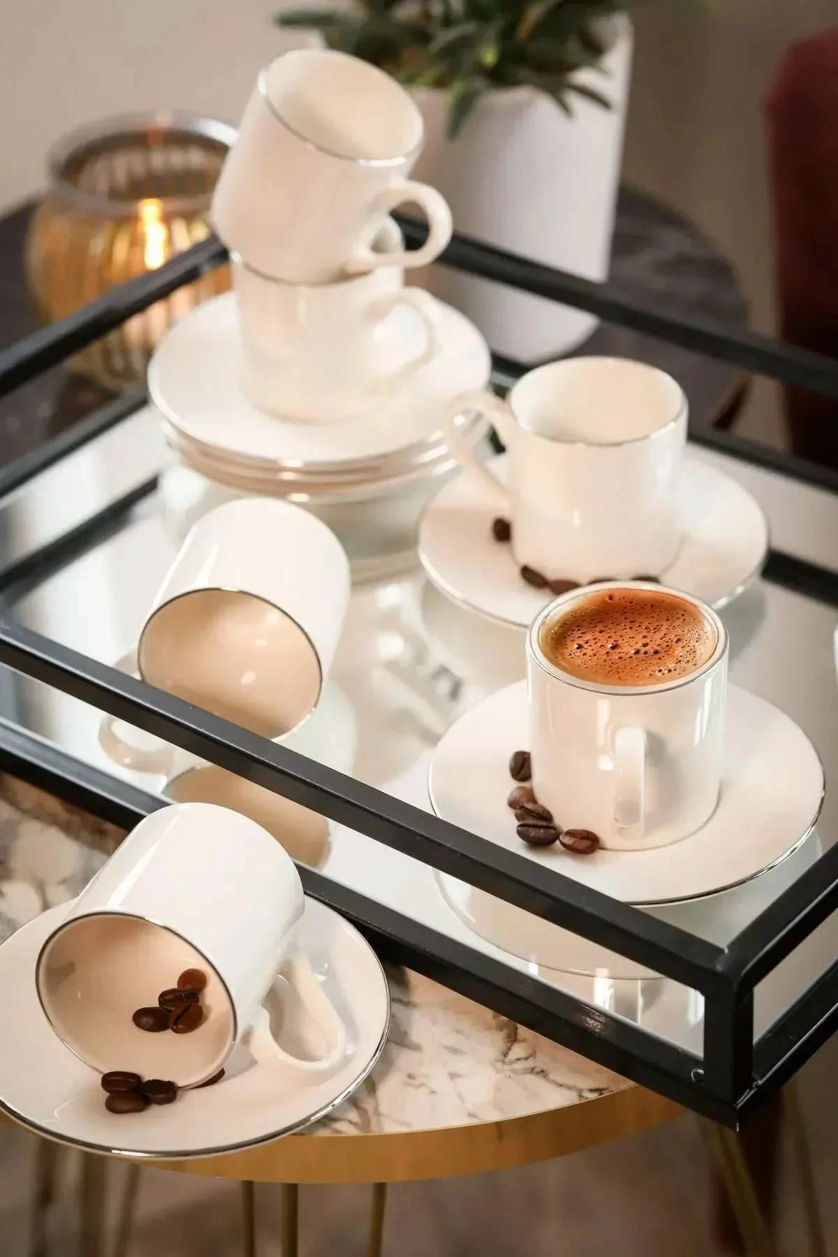 Set filxhanësh për kafe (12 copë), Hermia Concept, MCH10449