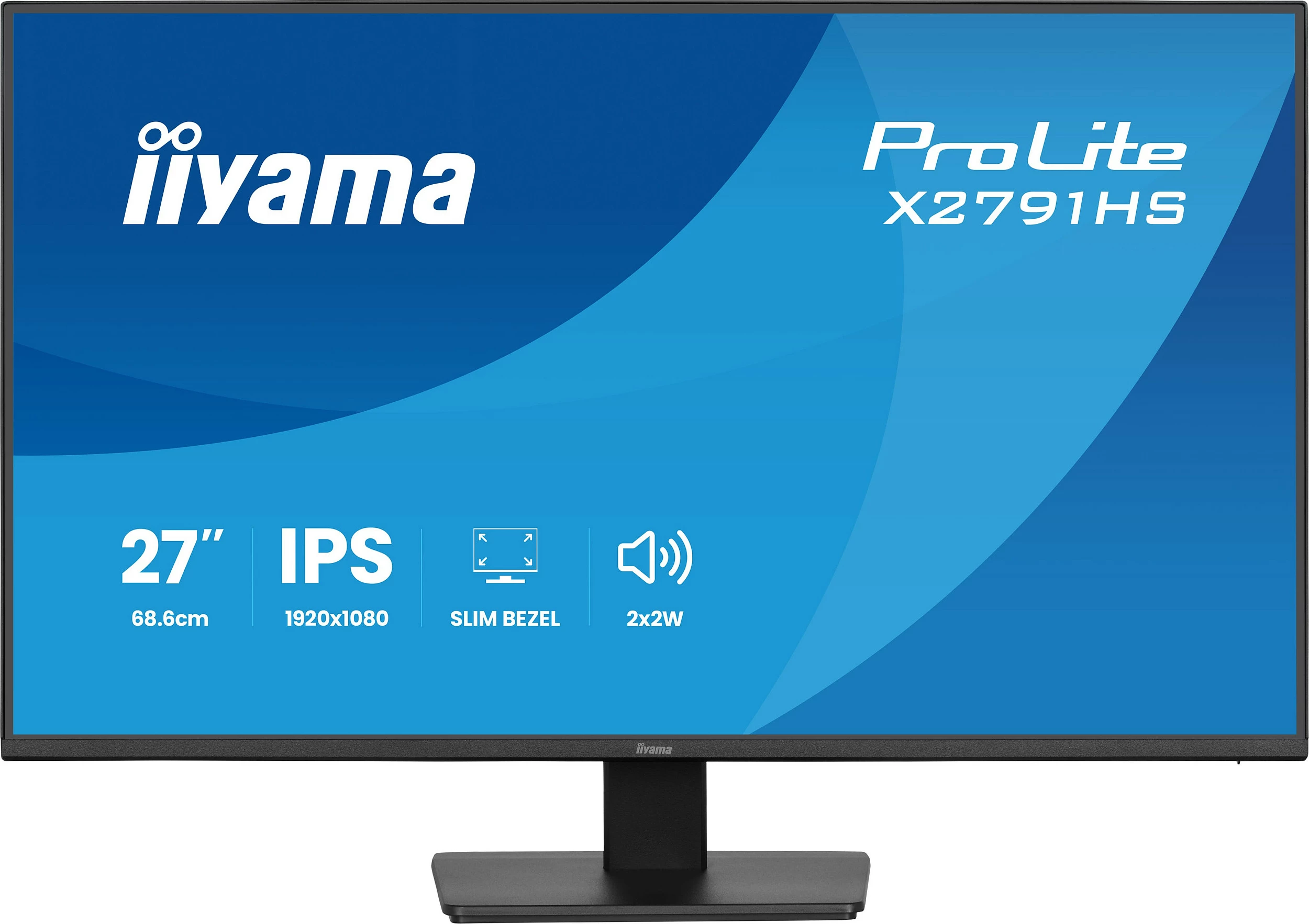 Monitor iiyama ProLite X2791HS-B1, 27", Full HD, IPS, 120Hz, FreeSync, i zi