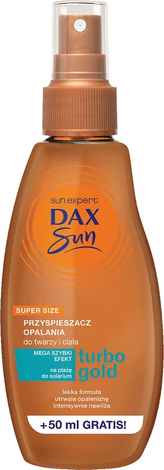 Akselerator për nxirje Dax Sun Turbo Gold 200ml
