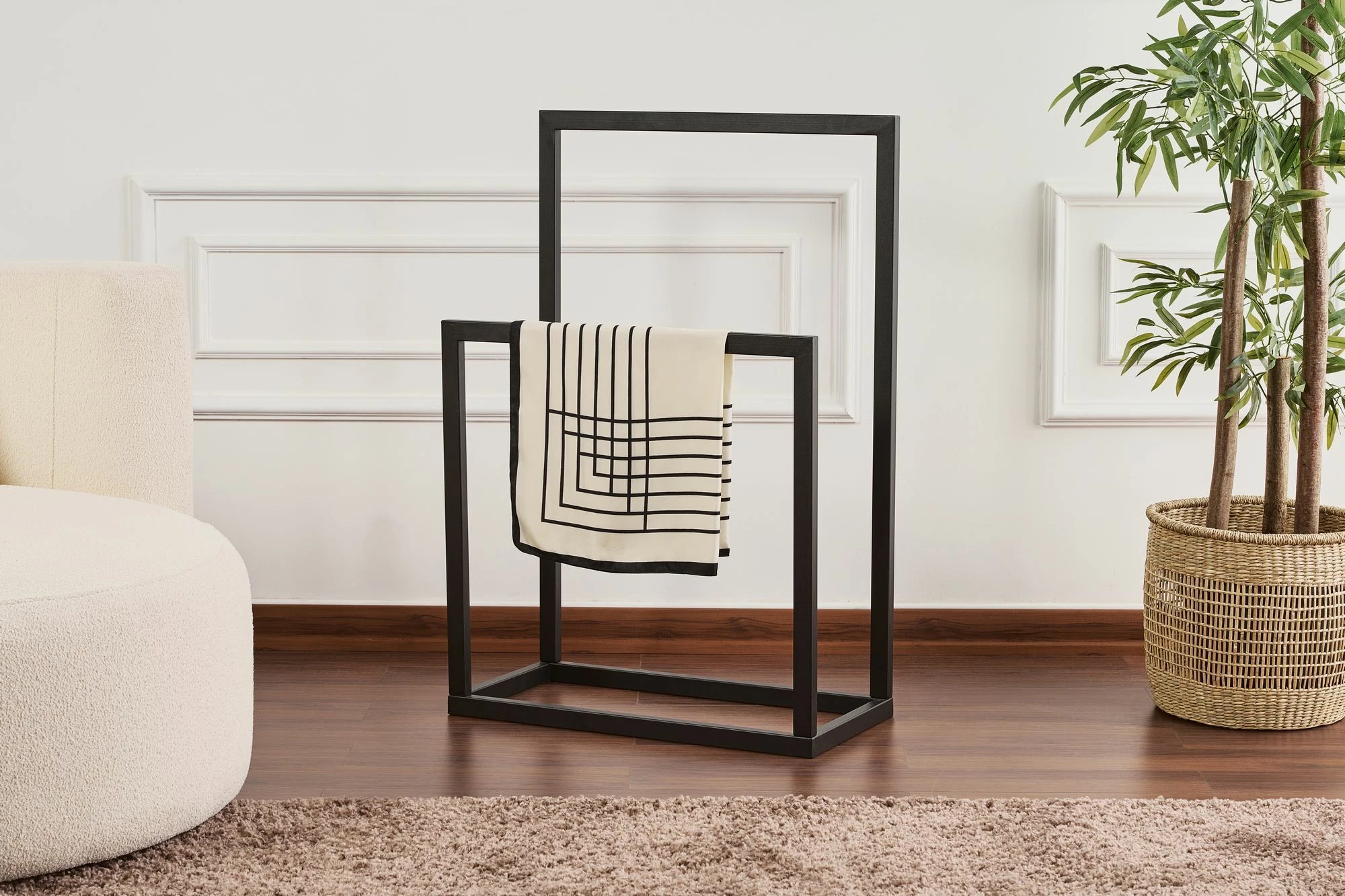 Stendë korridori Skye Decor, e zezë, GED-032, 25x60x90cm