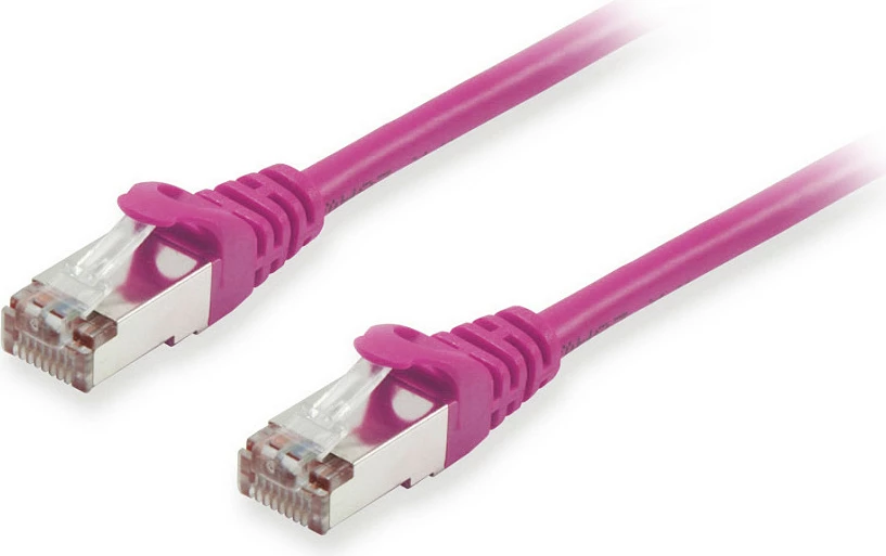 Kabllo rrjeti Cat6a Equip 0.15m, S/FTP, RJ-45, e purpurt