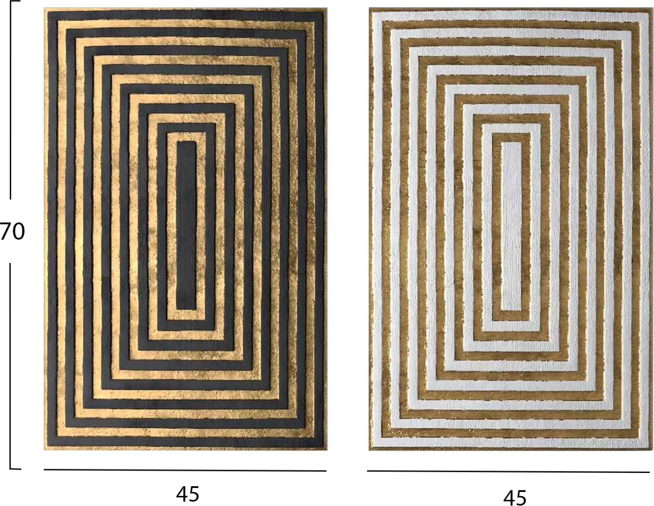 Pikturë muri set 2 copë, seri GOBI, kanavacë e printuar, 45x2.8x70cm (x2)