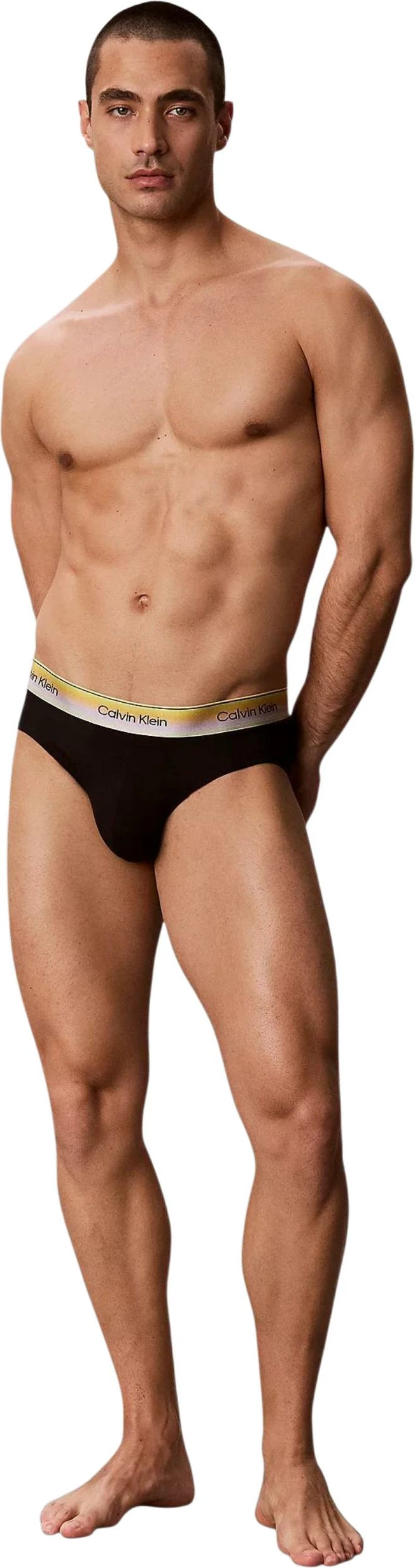 Të brendshme për meshkuj Calvin Klein Underwear Hip Brief LV00NB4589, të zeza [Madhësia: XS]