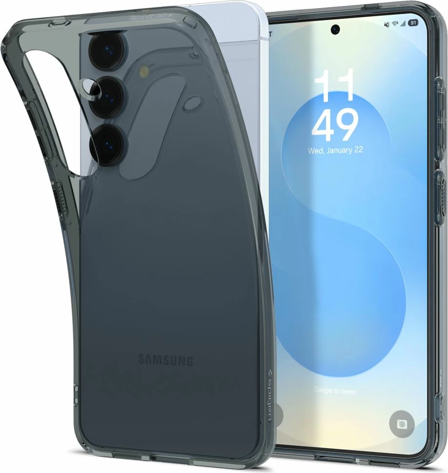 Mbështjellës Spigen Liquid Crystal për Samsung Galaxy S25+, transparent