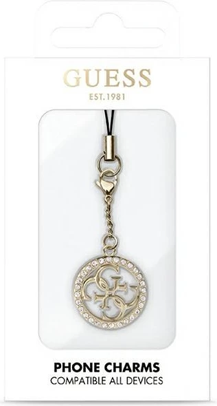 Varëse telefoni Guess 4G Rhinestone Charm, e artë