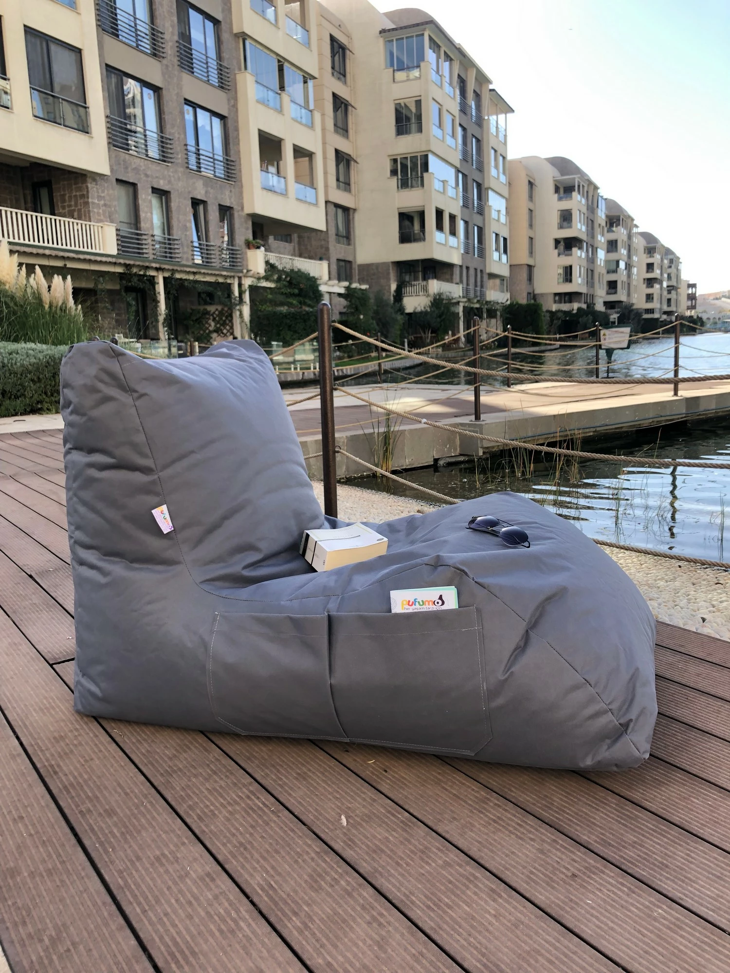 Qebe për relaks, ngjyrë gri, Atelier del Sofa, Daybed