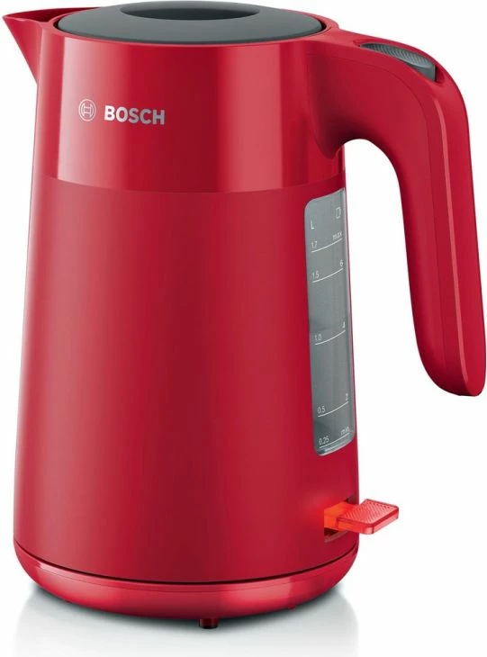 Çajnik elektrik BOSCH TWK 2M164, zi/gri/e kuqe
